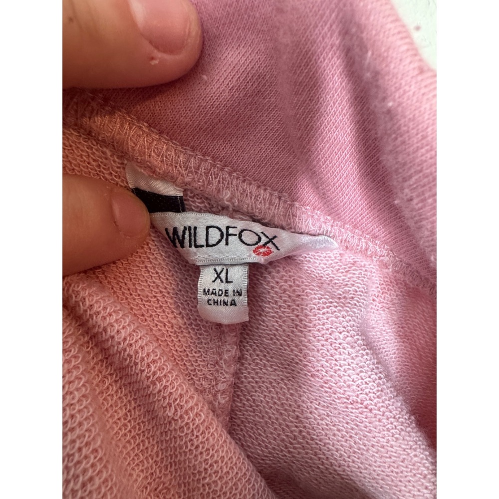 Wildfox‎ Olivia Tie-Dye Joggers Pink Purple Ombre Sweatpants - Picture 6 of 6